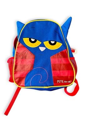 RARE James Dean PETE the BLUE CAT Cartoon Character KIDS Childs BACKPACK 13½" T